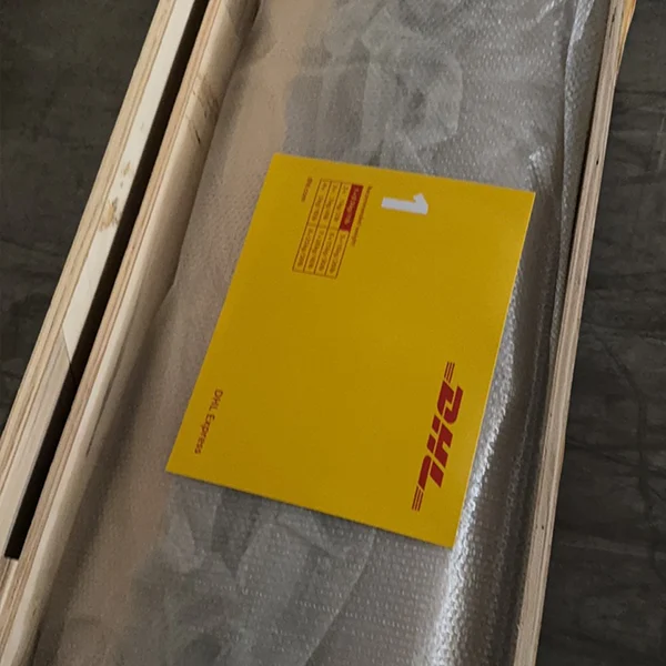 L605 wire cloth packaged in a wooden crate