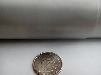 A roll of stainless steel wire mesh with 200 mesh, and its wire is thinner than a hair.