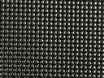A piece of security window screen from stainless steel 304 wire, with black coating.